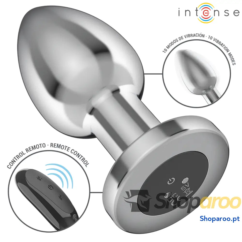 PLUG ANAL 10 VIBRAÇÕES METAL COM CONTROLE REMOTO L