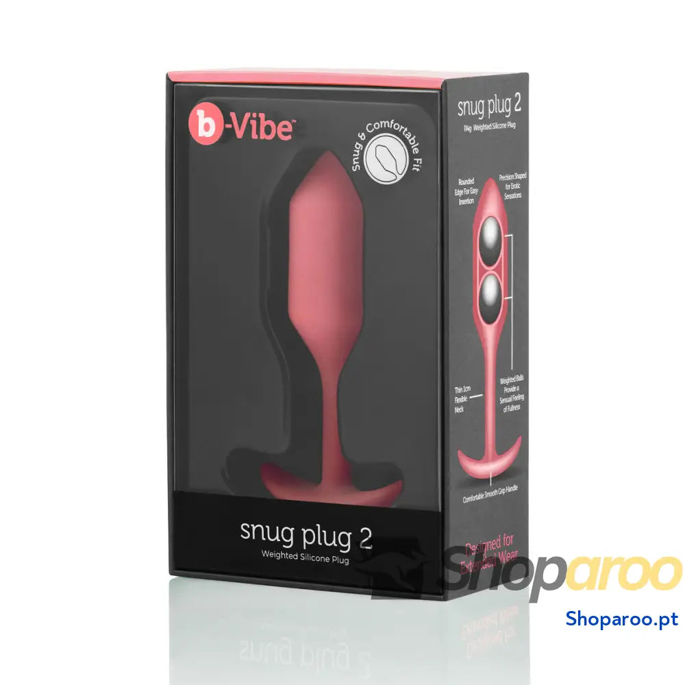 Plug Anal B Vibe 2 Laranja Coral