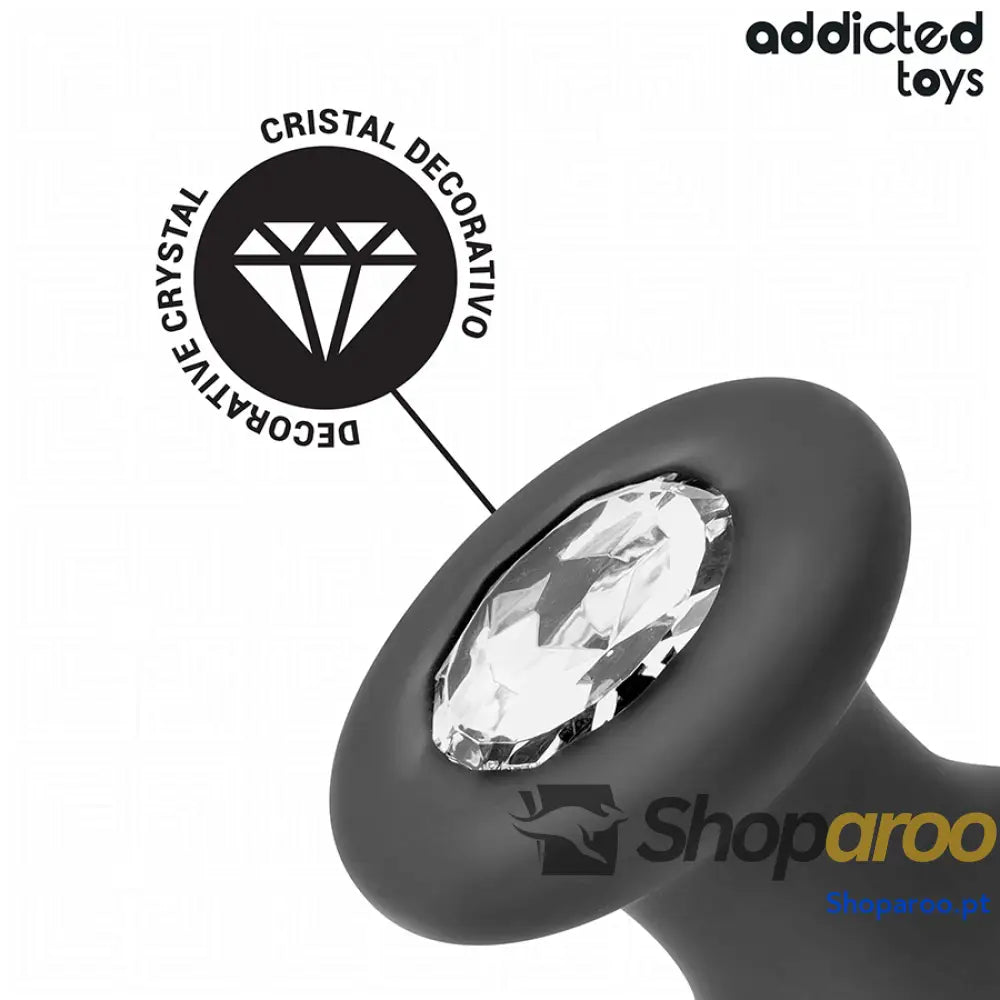 PLUG ANAL COM JOIA TAMANHO L 12,6 CM