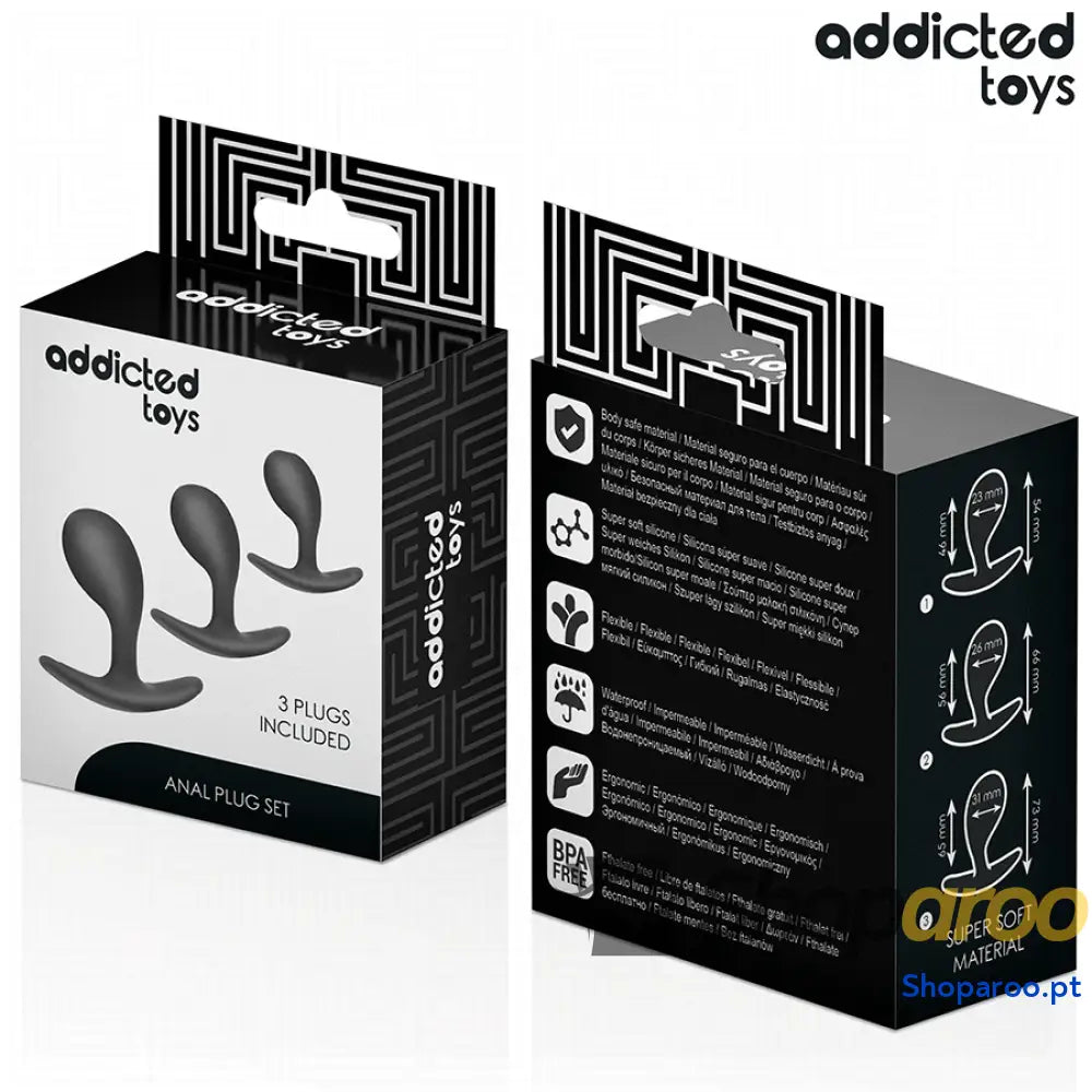 Plug Anal Modelo 3 com Inserção Suave e Largura Máxima Inserível Variada