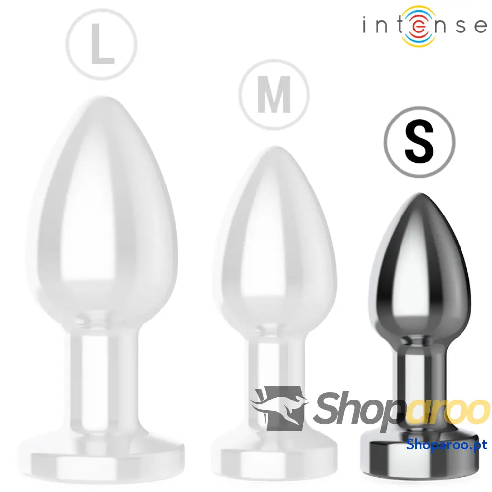 PLUG ANAL VIBRATÓRIO 10 VIBRAÇÕES METAL COM CONTROLE REMOTO S