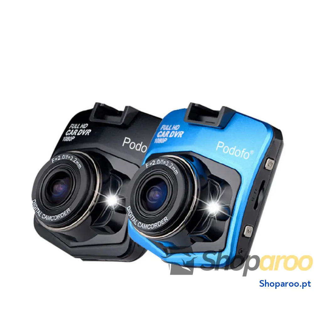 Podofo A1 Mini Câmera DVR Original para Carro Dashcam Full HD 1080P Gravador de Vídeo com Sensor G e Visão Noturna Dash