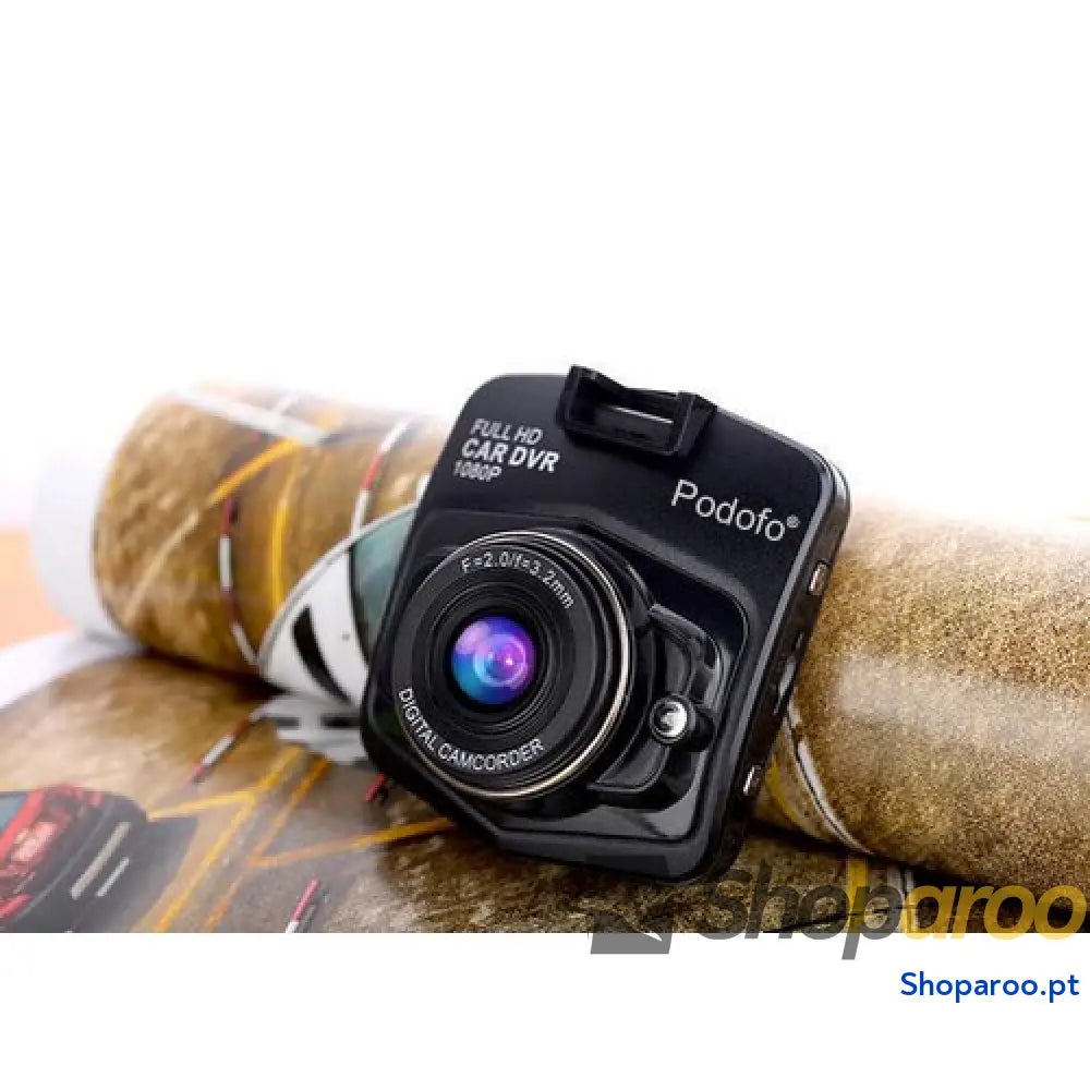 Podofo A1 Mini Câmera DVR Original para Carro Dashcam Full HD 1080P Gravador de Vídeo com Sensor G e Visão Noturna Dash