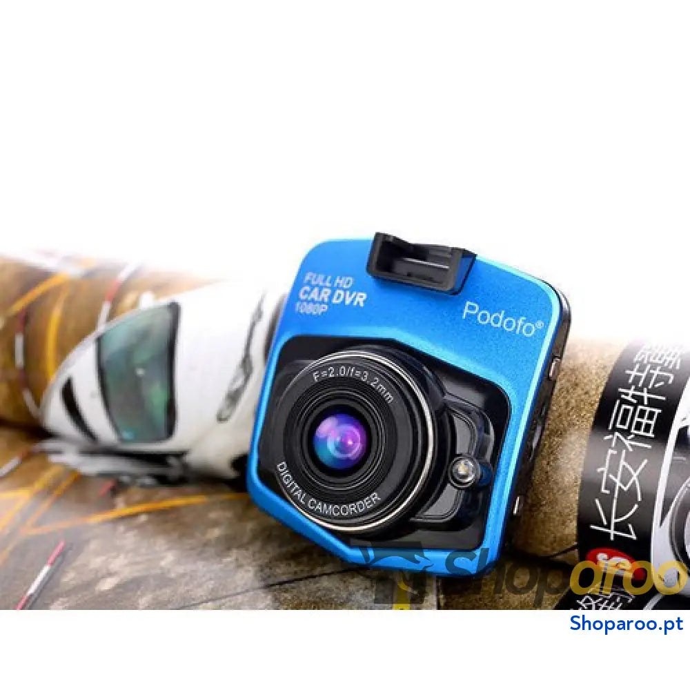 Podofo A1 Mini Câmera DVR Original para Carro Dashcam Full HD 1080P Gravador de Vídeo com Sensor G e Visão Noturna Dash
