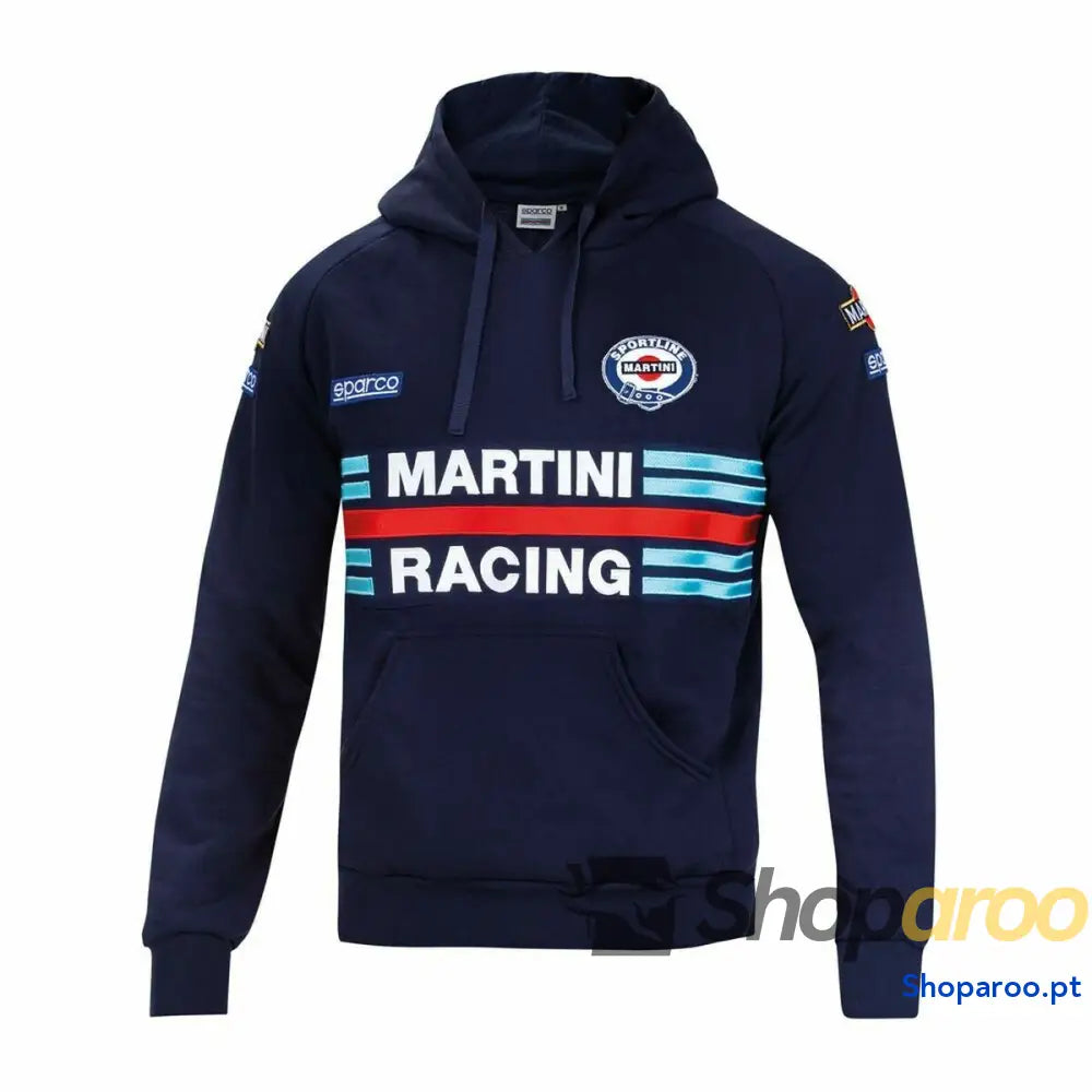 Polar com Capuz Homem Sparco Martini Racing Azul