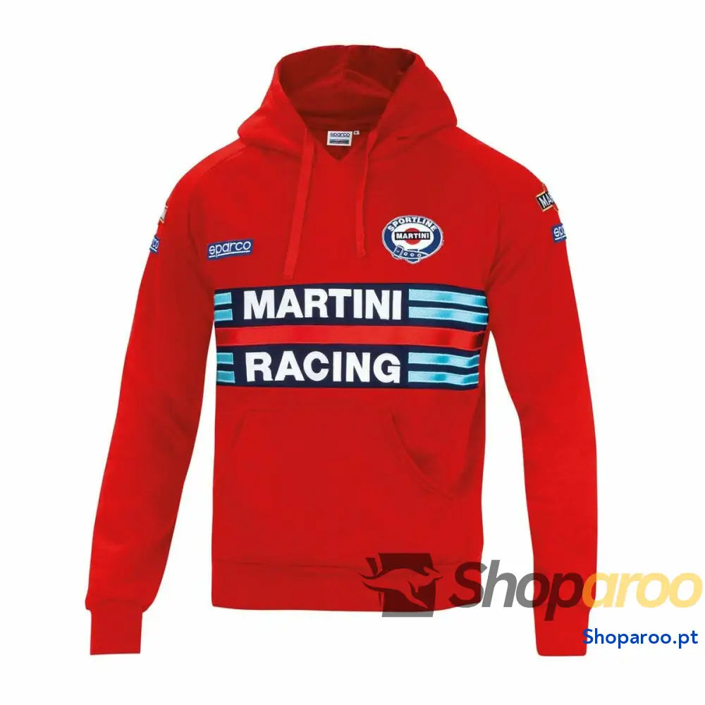 Polar com Capuz Homem Sparco MARTINI RACING Vermelho