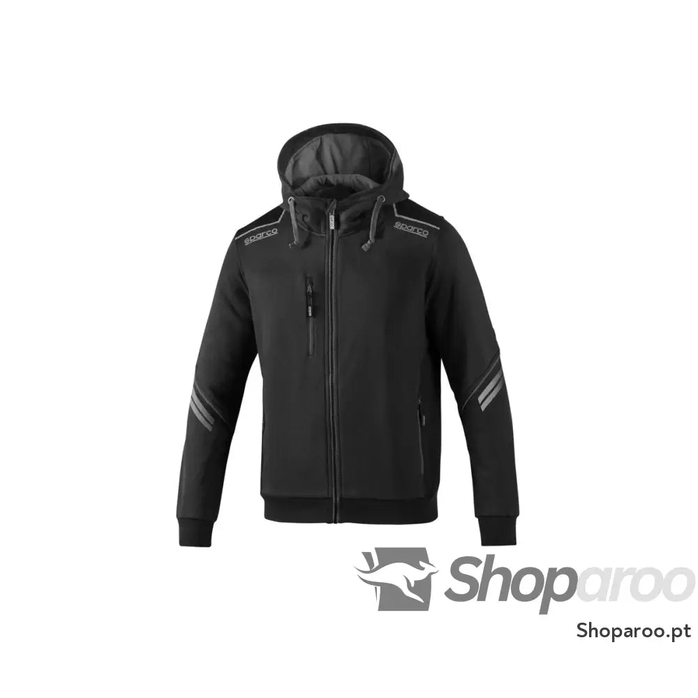 Polar com Capuz Homem Sparco TW Preto Cinzento