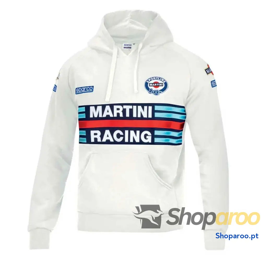 Polar com Capuz Sparco Martini Racing S Branco