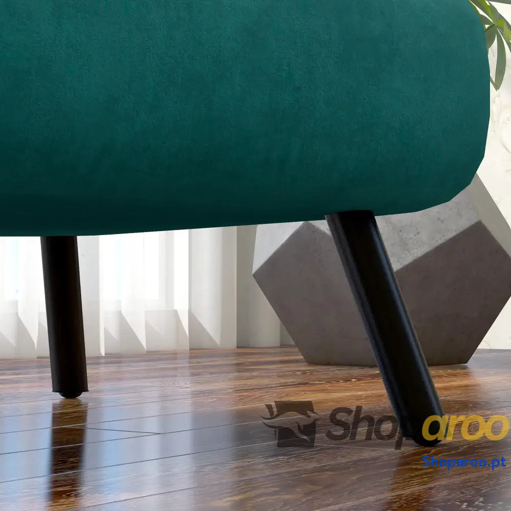 Poltrona Convertível em Cama Dobrável com Encosto Ajustável 5 Níveis e Almofada Acolchoada Carga 120 kg 63x73x81 cm