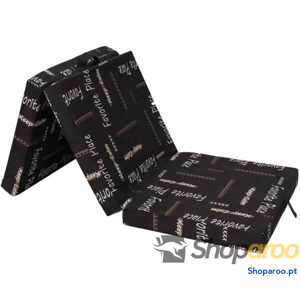 Poltrona de jardim Preto 190 x 70 x 9 cm