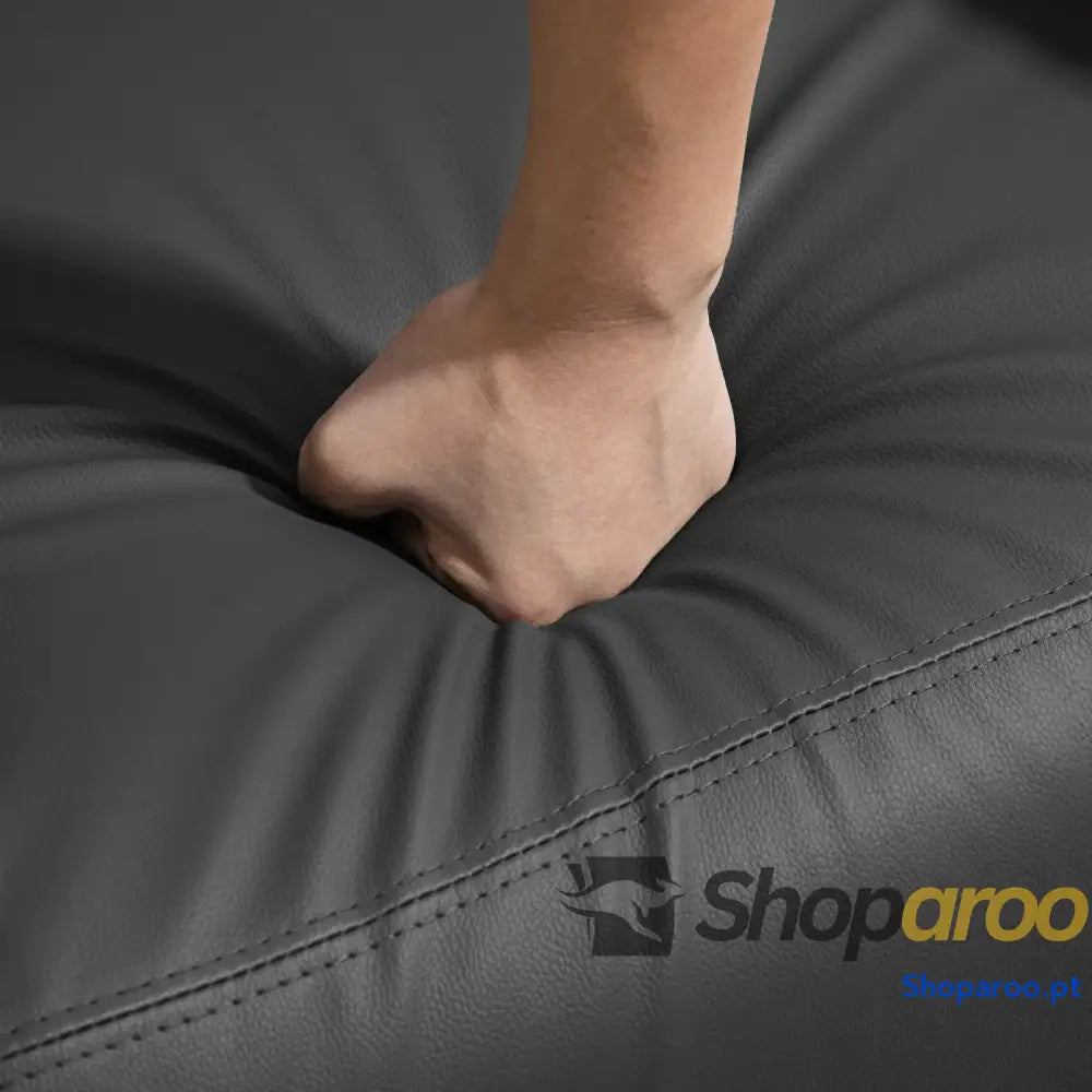 Poltrona de Massagem Reclinável com 2 Zonas 8 Programas e 5 Níveis Intensidade 68x88x98 cm Preto