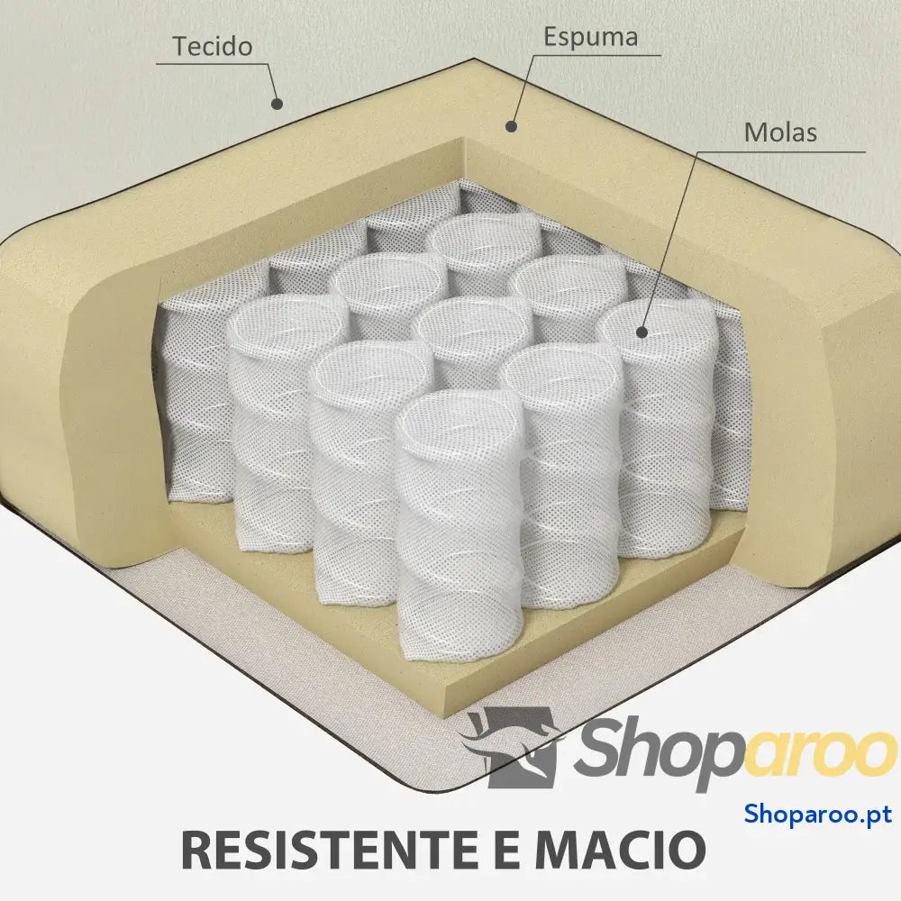 Poltrona Sala de Estar Estofada em Veludo Leitura com Assento Botões e Pés Madeira 76x79x82 cm Creme