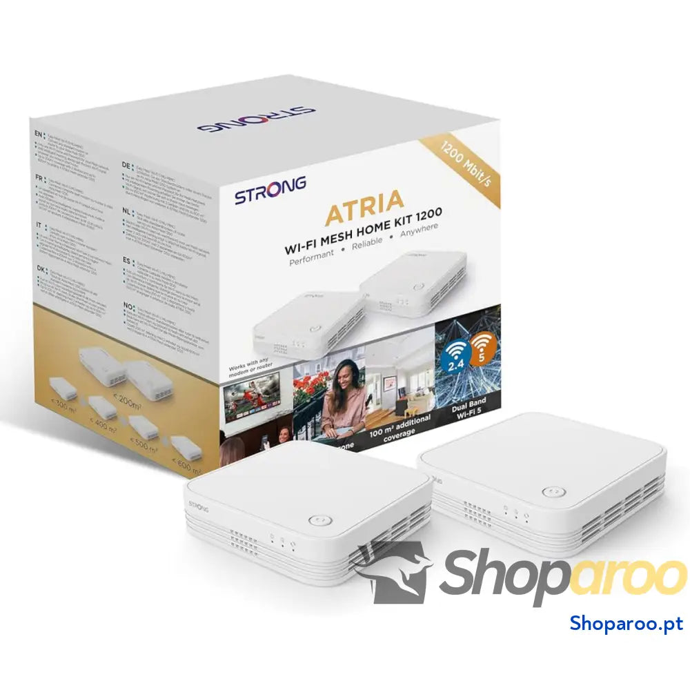 Ponto de Acesso STRONG WI-FI MESH HOME KIT 1200