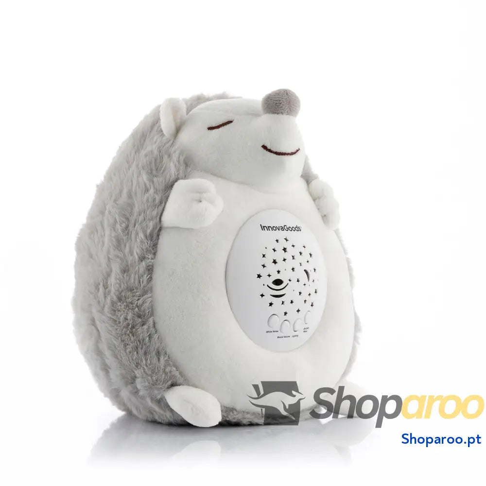 Porco Espinho de Peluche com Ruído Branco e Projetor Luz Presença Spikey InnovaGoods