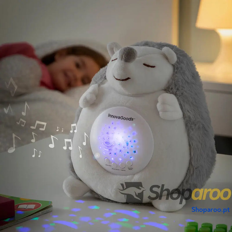 Porco-Espinho de Peluche com Ruído Branco e Projetor de Luz de Presença Spikey InnovaGoods