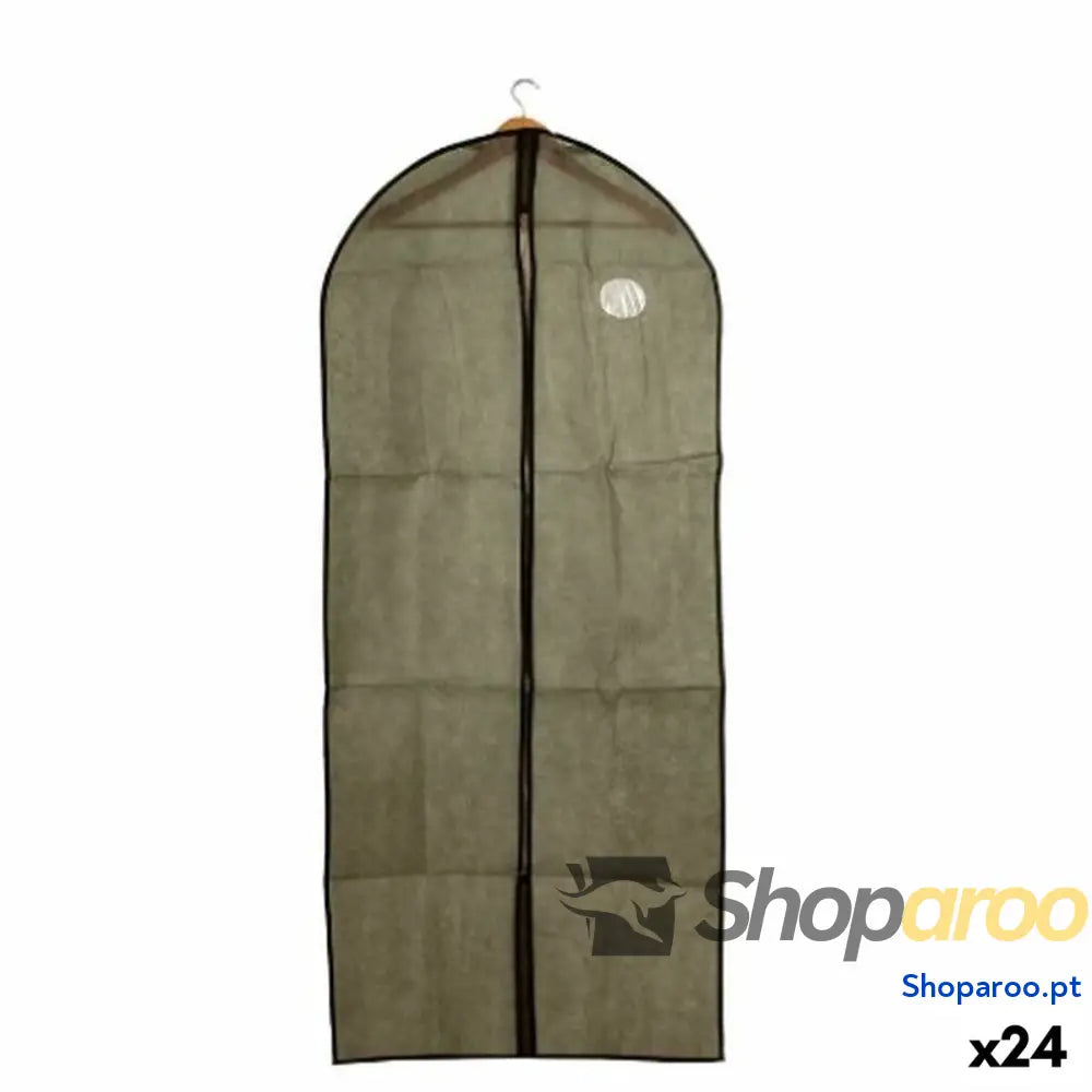 Porta-Fatos Kipit 42387 Cinzento Poliéster Polipropileno 60 x 137 cm (24 Unidades)