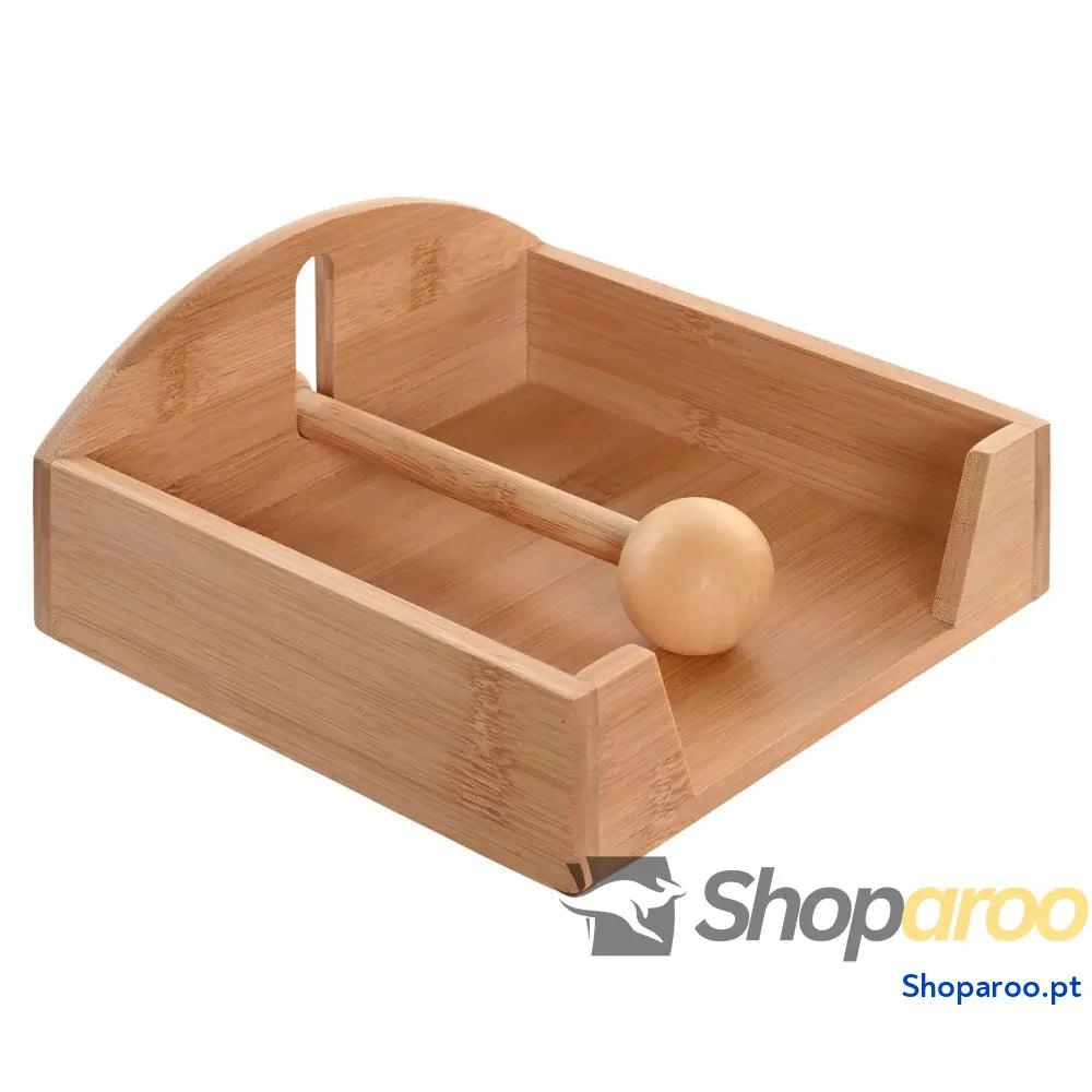 Porta-guardanapos Home ESPRIT Natural Bambu 19 x 21 x 8,8 cm