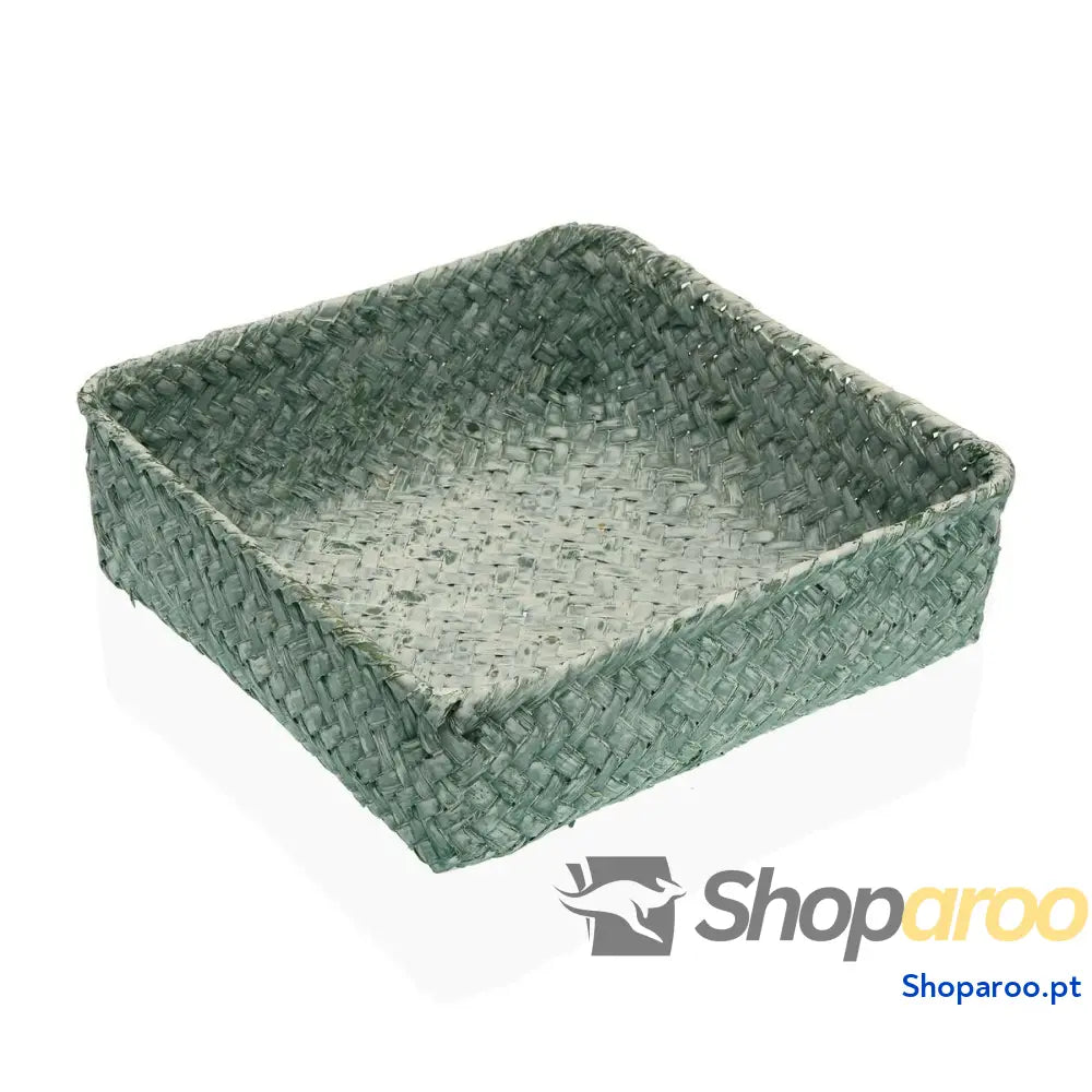 Porta-guardanapos Versa Verde Algas marinhas 19 x 5,5 x 19 cm