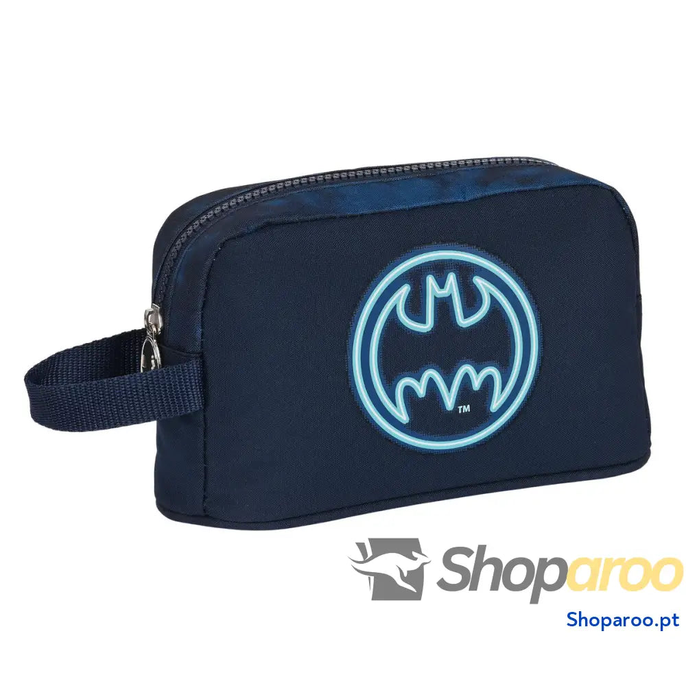 Porta-merendas Térmico Batman Legendary Azul Marinho 21.5 x 12 x 6.5 cm