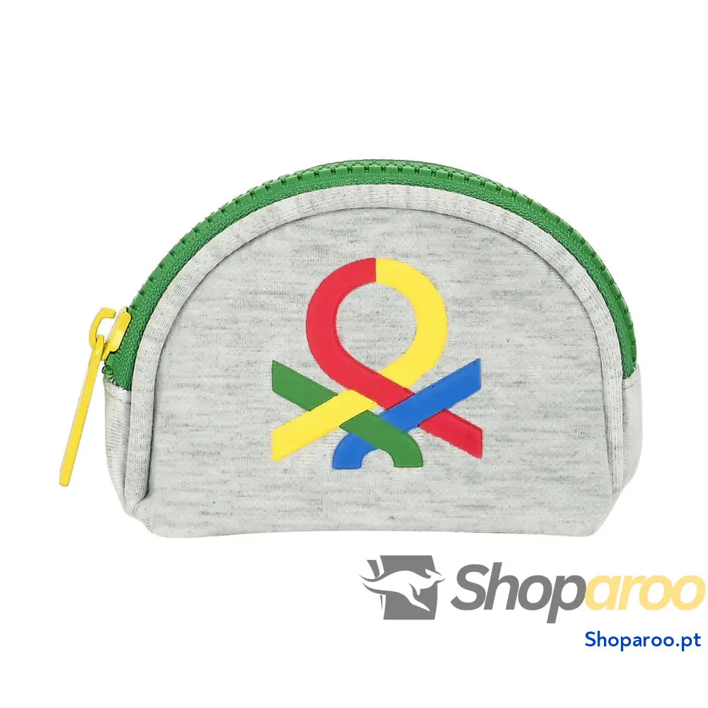 Porta-moedas Benetton Pop Cinzento (9.5 x 7 x 3 cm)