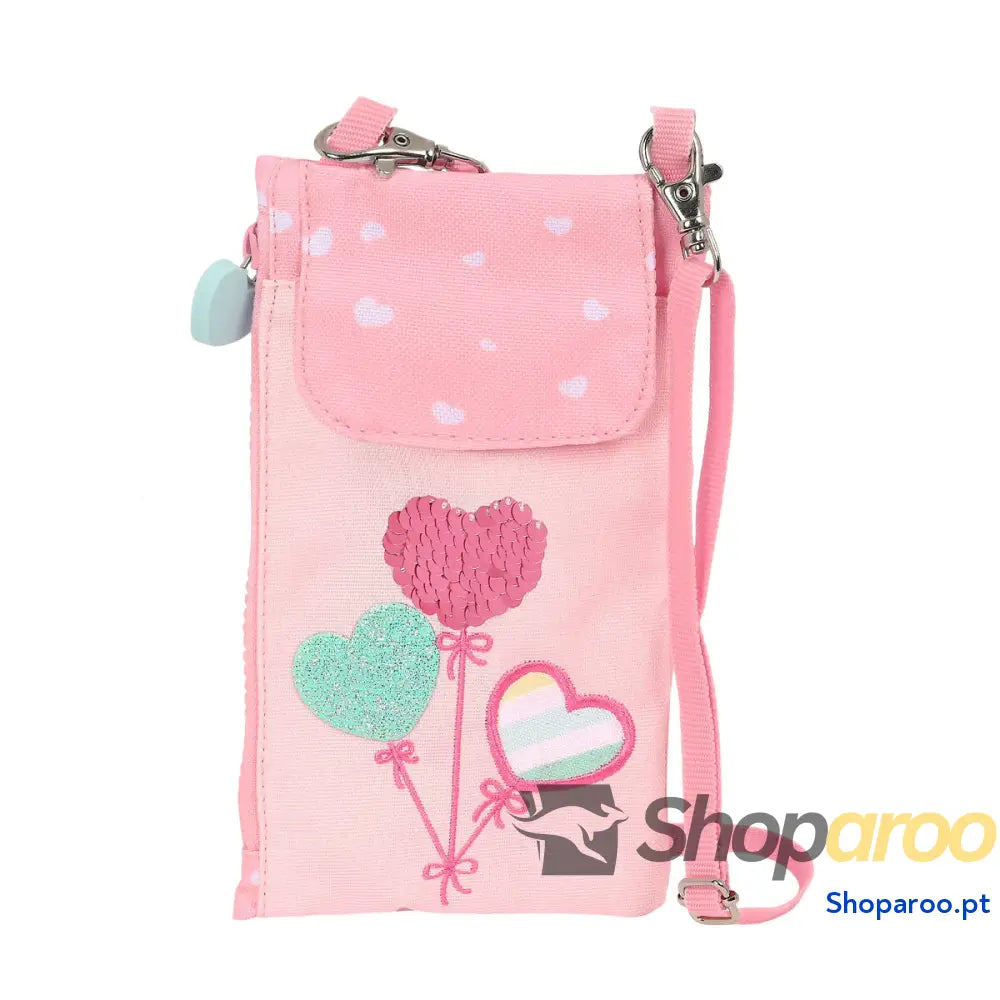 Porta-moedas BlackFit8 Globitos Capa para Telemóvel Cor de Rosa