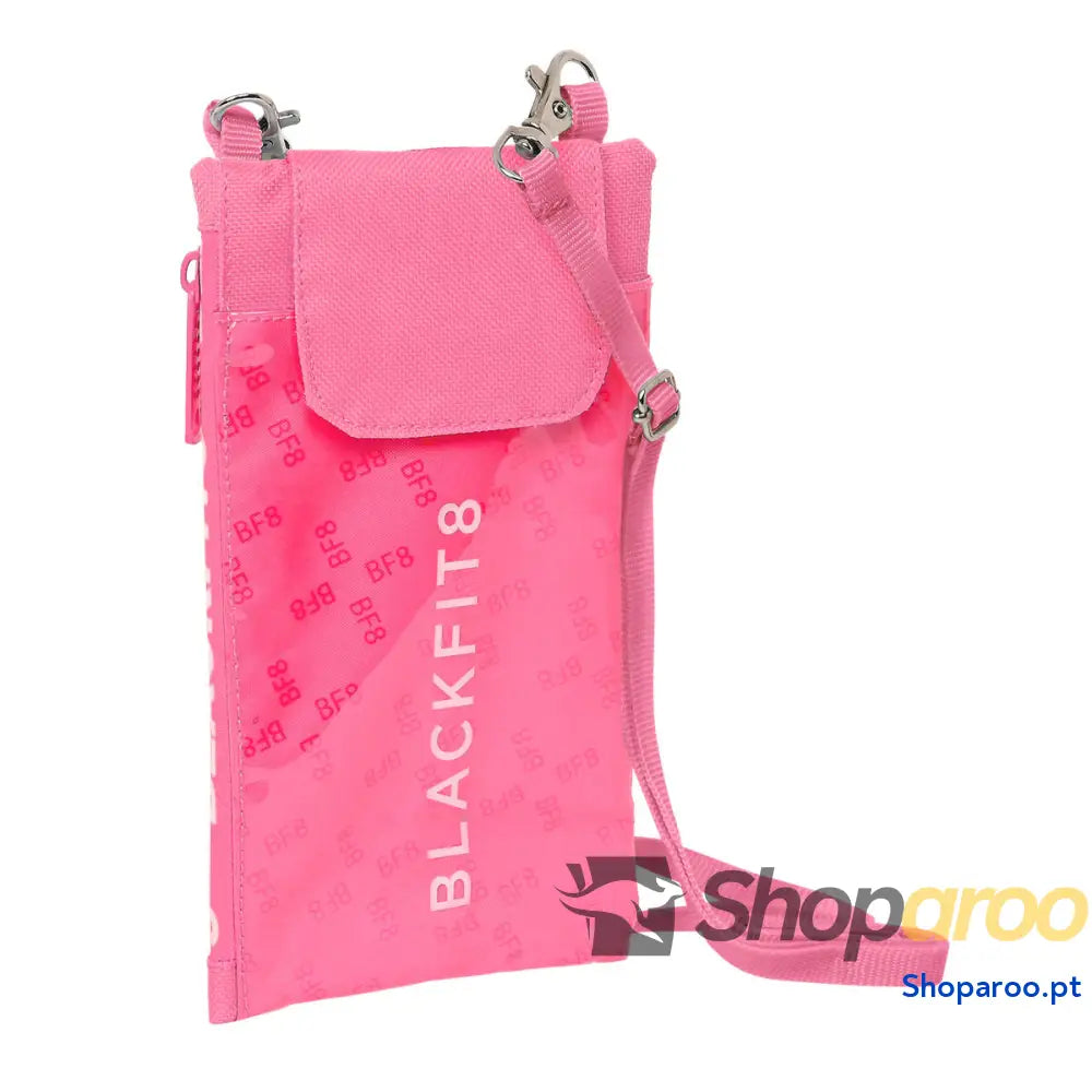 Porta-moedas BlackFit8 Glow up Cor de Rosa Capa para Telemóvel