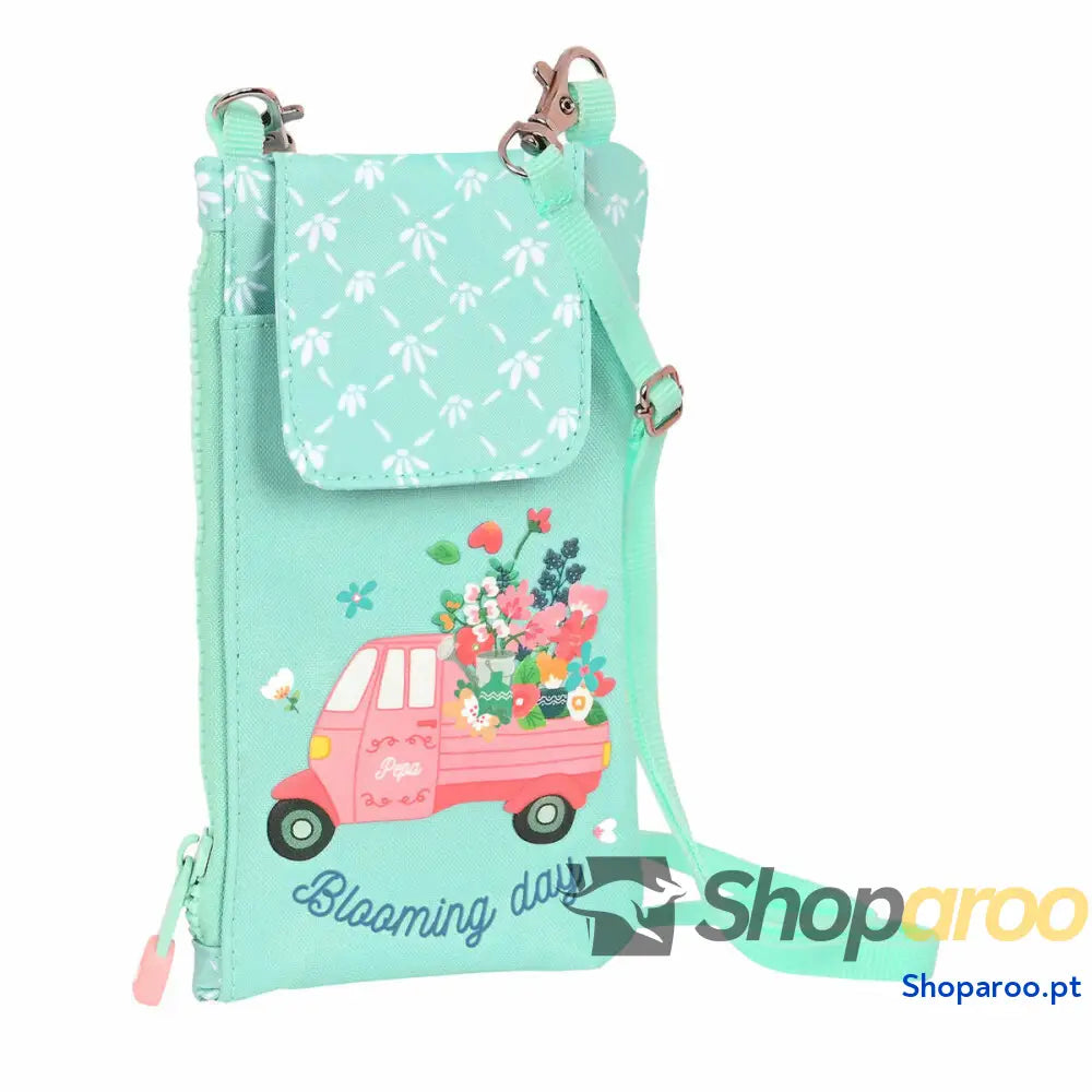 Porta-moedas Glow Lab Pepa Verde Capa para Telemóvel