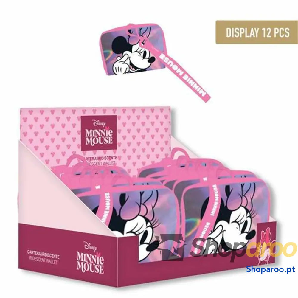 Porta-moedas Minnie Mouse Cor de Rosa