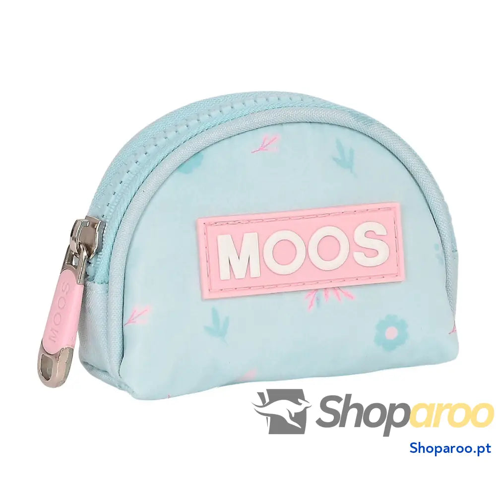 Porta-moedas Moos Garden 9.5 x 7 x 3 cm Turquesa