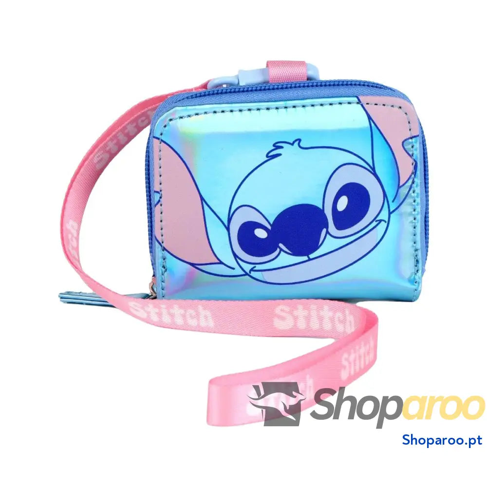 Porta-moedas Stitch Azul