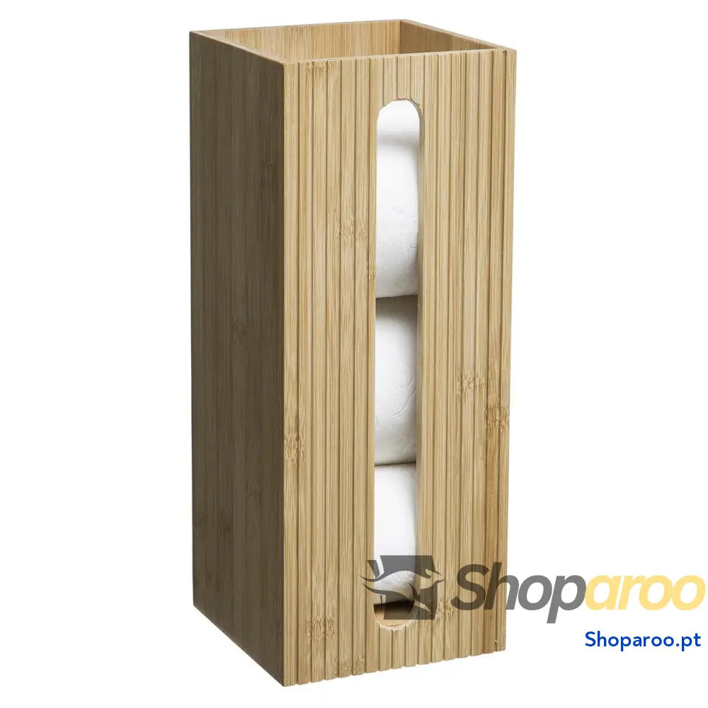 Porta Rolos de Papel Higiénico 5five Simply Smart Bambu