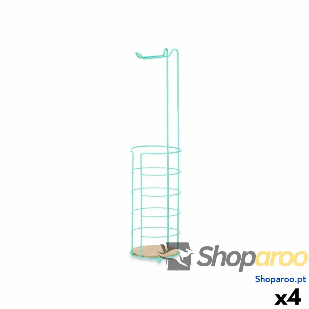 Porta Rolos de Papel Higiénico Berilo W7276PB 387 Menta 16,5 x 63,5 cm (4 Unidades)