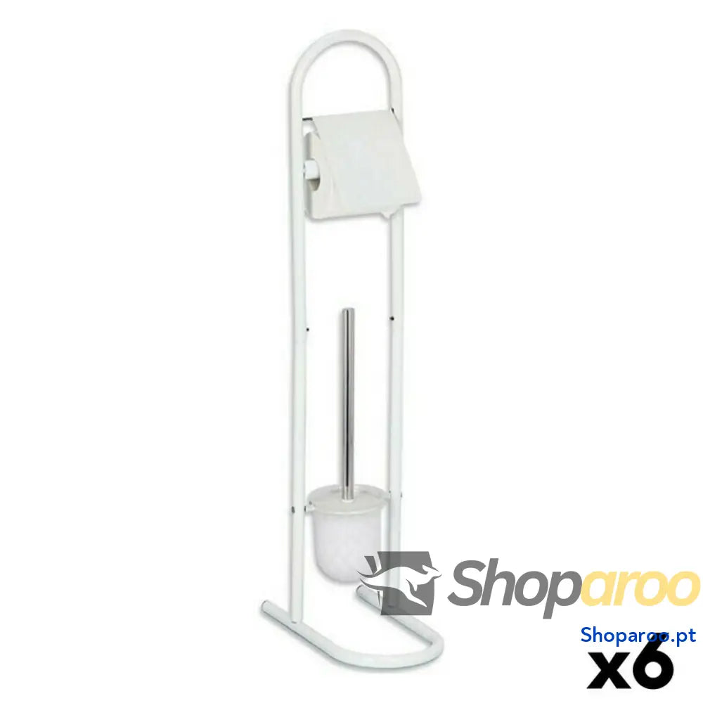 Porta Rolos de Papel Higiénico com Suporte para o Piaçaba Confortime (6 Unidades)