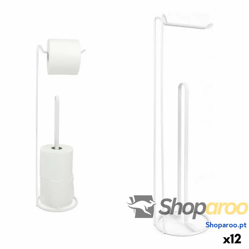 Porta Rolos de Papel Higiénico Confortime Branco 15 x 54 cm (12 Unidades)