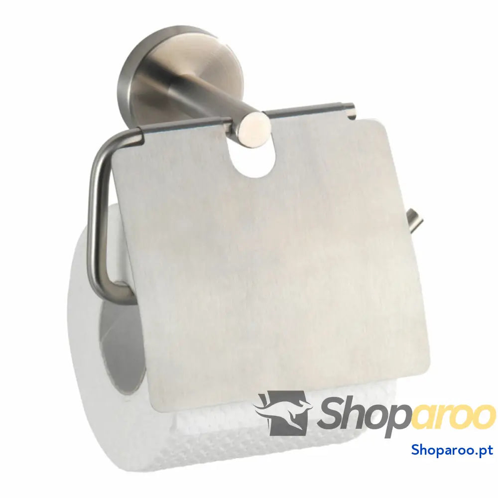 Porta Rolos de Papel Higiénico Wenko bosio Aço inoxidável 15 x 13,5 7 cm