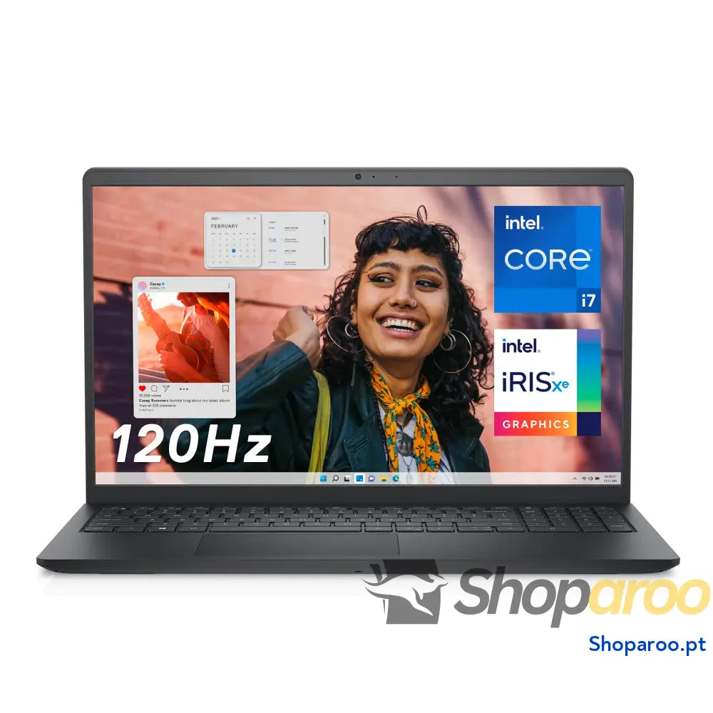 Portátil Dell Inspiron 15 3530 15,6’’ FHD 120 Hz Intel Core i3-1305U 8 GB de RAM DDR4 SSD 256 placa gráfica UHD Windows