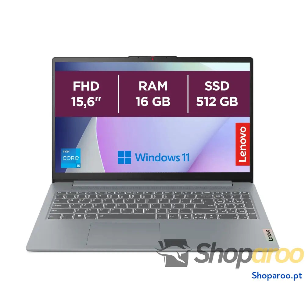 Portátil Lenovo IdeaPad Slim 3 Gen 8 15,6’’ FHD AMD Ryzen 5 5625U 16 GB de RAM SSD 512 placa gráfica integrada Radeon