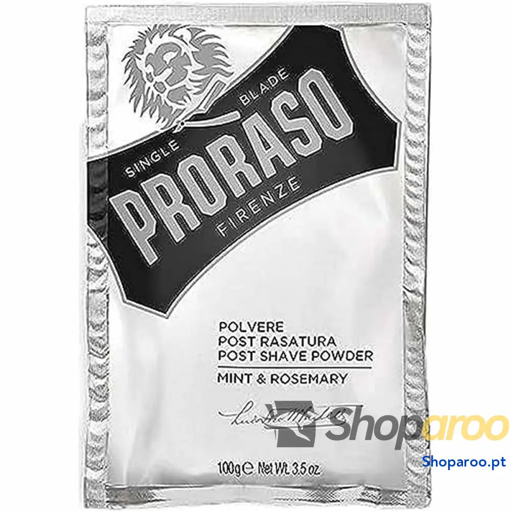 Pós de Talco Perfumados Proraso Alecrim Menta