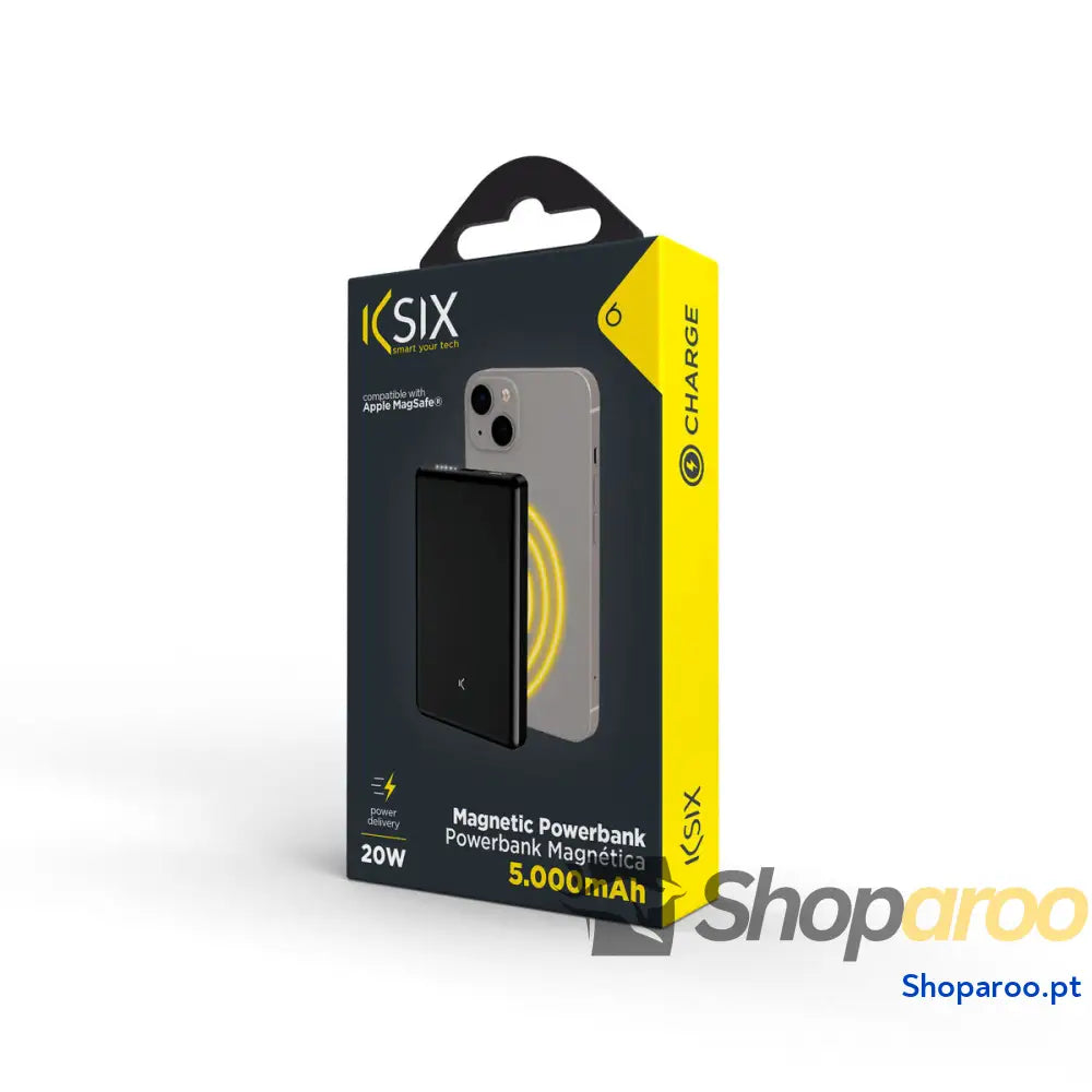 Powerbank KSIX Cinzento 5000 mAh