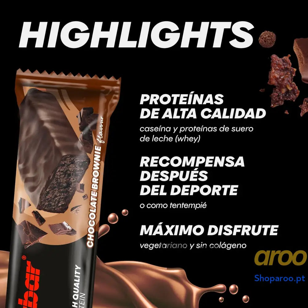 Powerbar Protein Plus Low Sugar Chocolate Brownie Barras de Proteínas