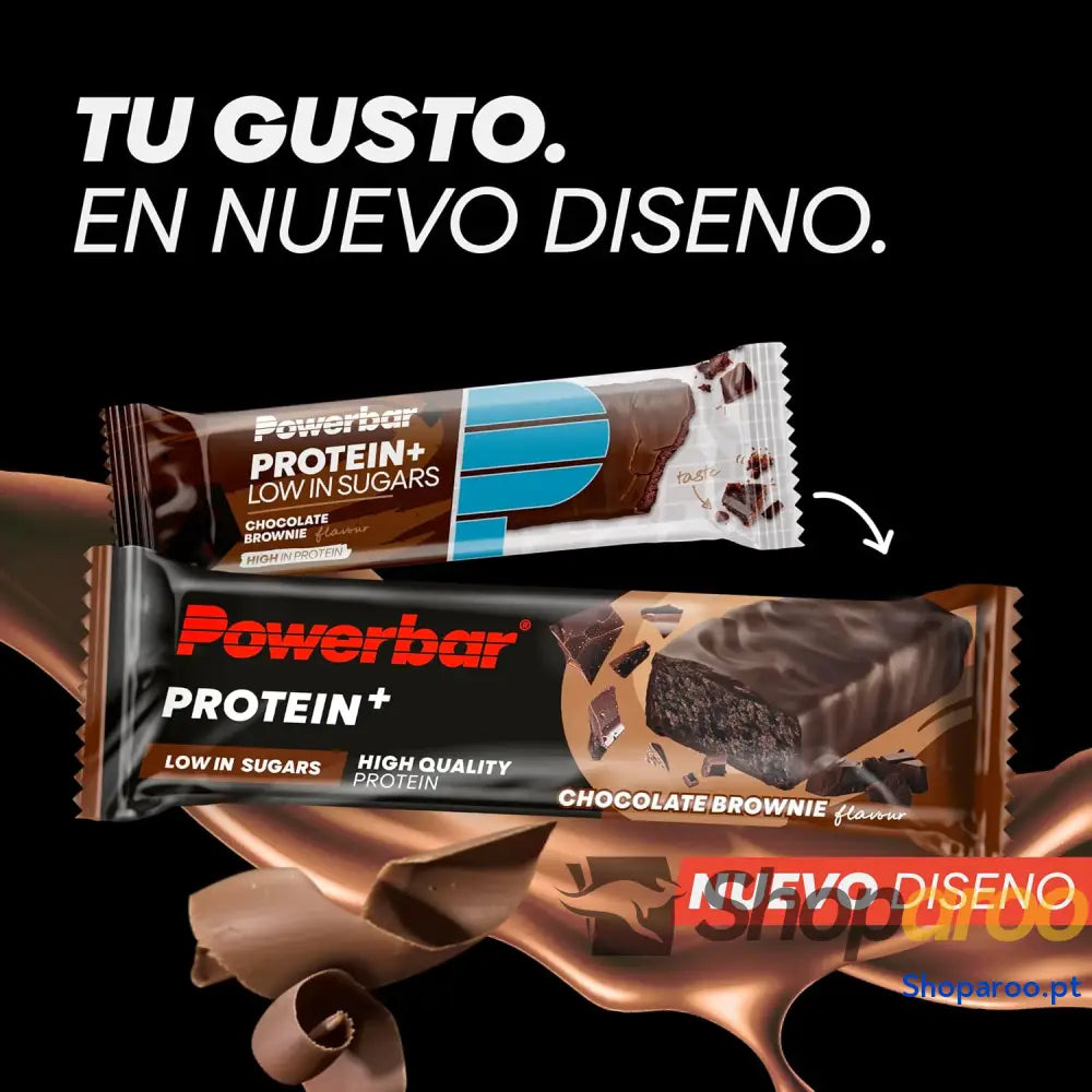 Powerbar Protein Plus Low Sugar Chocolate Brownie Barras de Proteínas