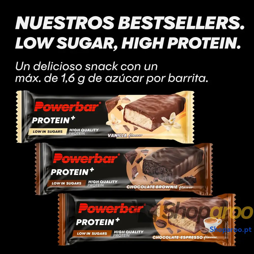 Powerbar Protein Plus Low Sugar Chocolate Brownie Barras de Proteínas