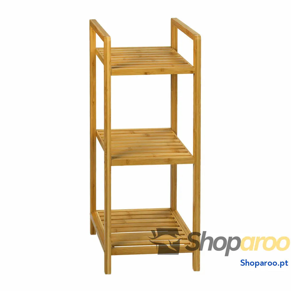 Prateleira de Casa Banho Andrea House ba22000 Bambu 3 Prateleiras 30,5 x 75,5 cm
