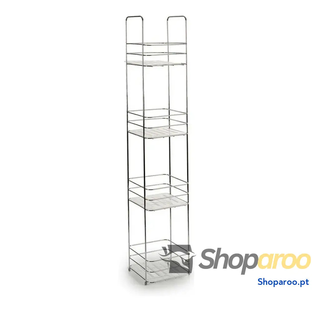 Prateleira de Casa Banho Berilo W4870 Transparente Prateado
