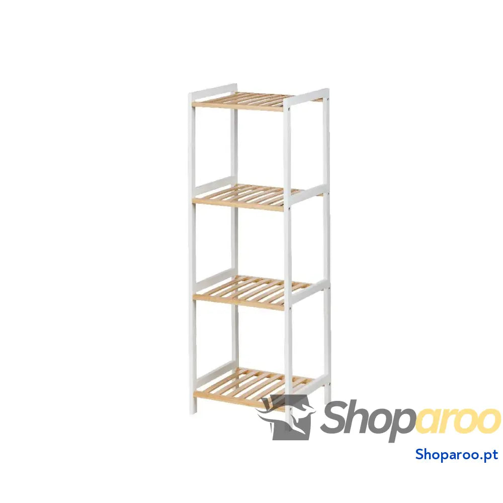 Prateleira de Casa Banho Berilo WR5503 4 460 Branco Natural 35 x 30 100 cm