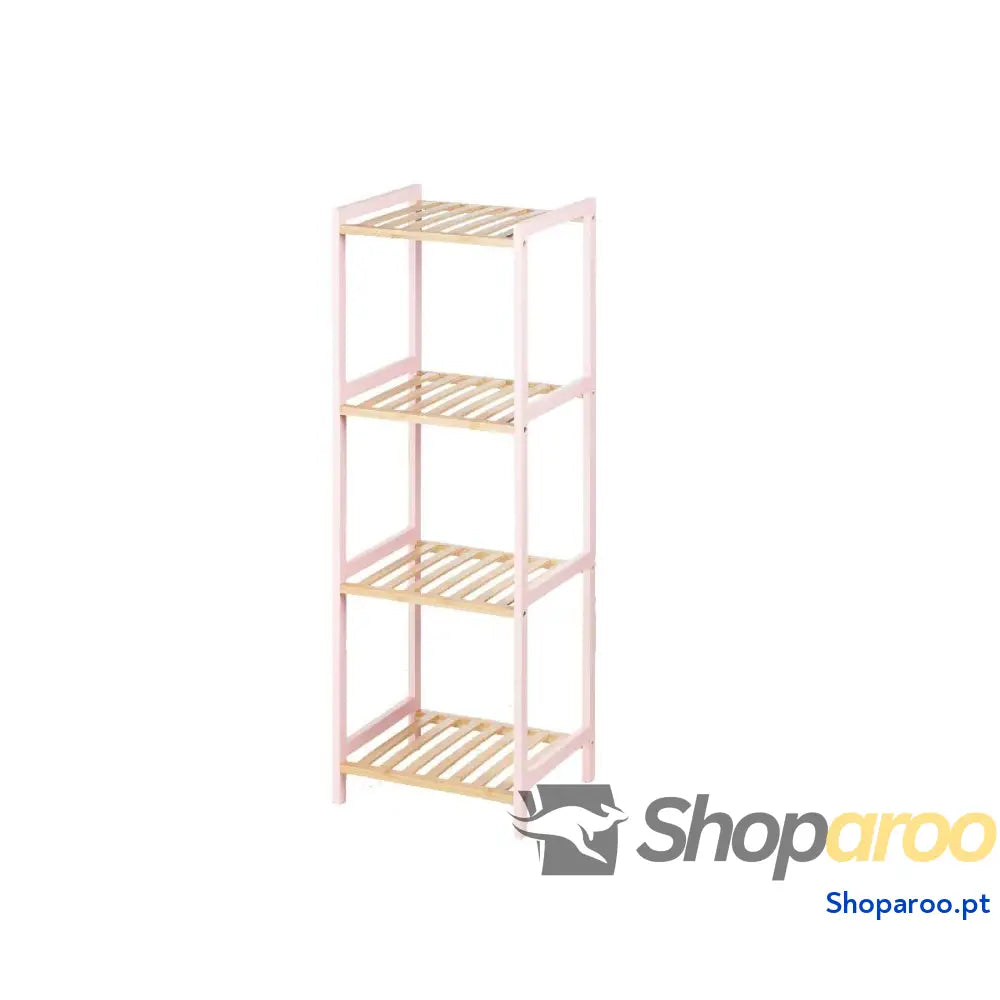 Prateleira de Casa Banho Berilo WR5503 4 463 Cor Rosa Natural 35 x 30 100 cm