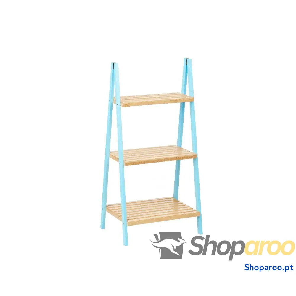 Prateleira de Casa Banho Berilo WR5504 3 433 Azul Natural 40,3 x 81,5 30 cm