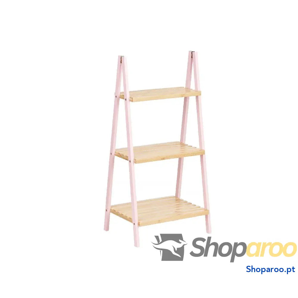 Prateleira de Casa Banho Berilo WR5504 3 434 Cor Rosa Natural 40,3 x 81,5 30 cm