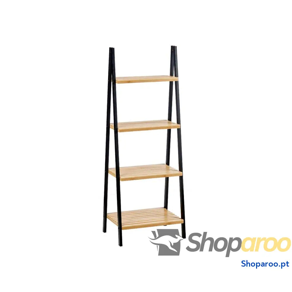 Prateleira de Casa Banho Berilo WR5504 4 425 Preto Natural 40 x 109,3 30 cm