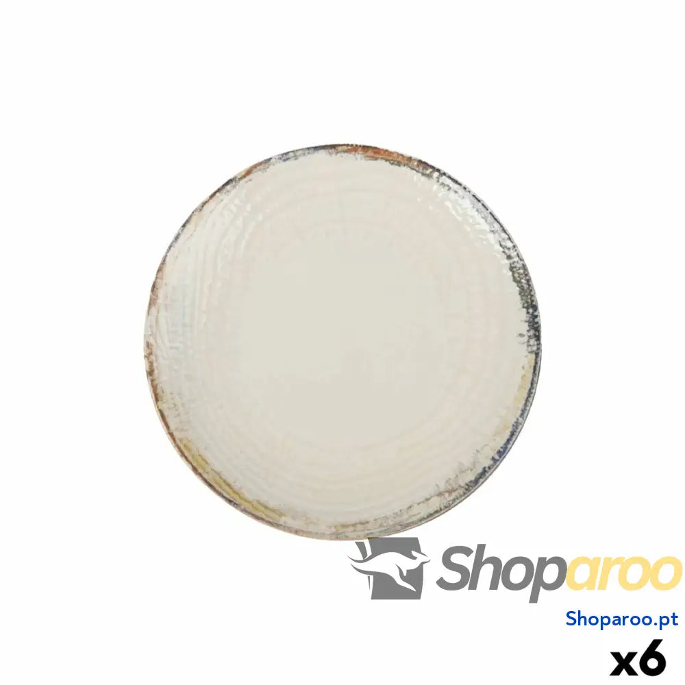 Prato de Jantar La Mediterránea Albus Ø 26 cm (6 Unidades)